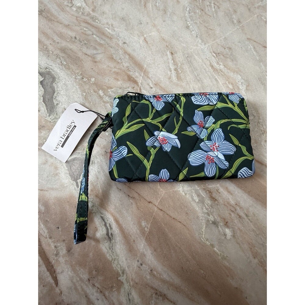 NWT Vera Bradley Ultralight Essential Zip Wristlet Everyday Preppy Cottagecore